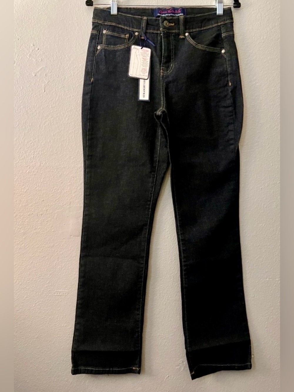 Gloria Vanderbilt The Perfect Fit Straight Leg Blue Jeans